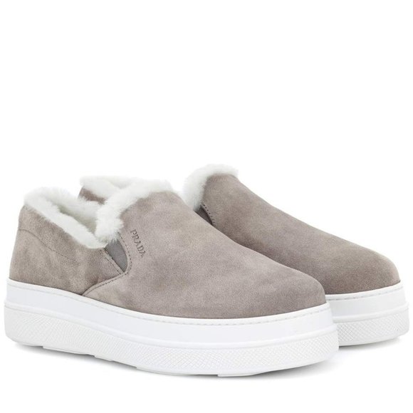 Prada Shoes - Prada Linea Rossa Slip On Sneakers Size 6